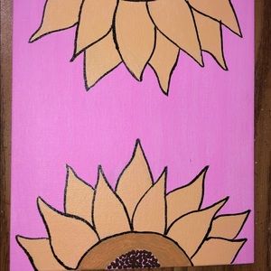Sunflower canvas!!
